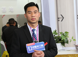 2023临沂门博会,中国木门网专访林润门业李看起